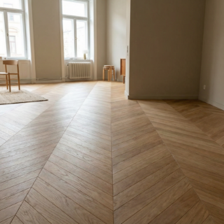 Pose de parquet Point de Hongrie - Bois et Parquets