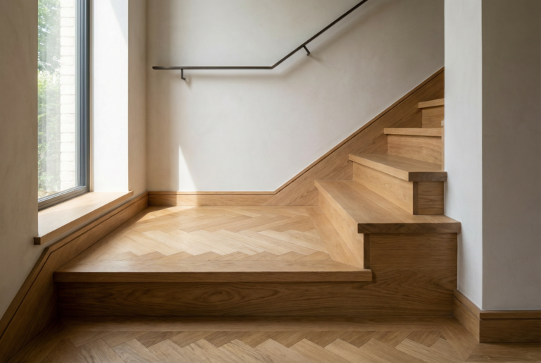 Pose de parquet Escalier bois - Bois et Parquets